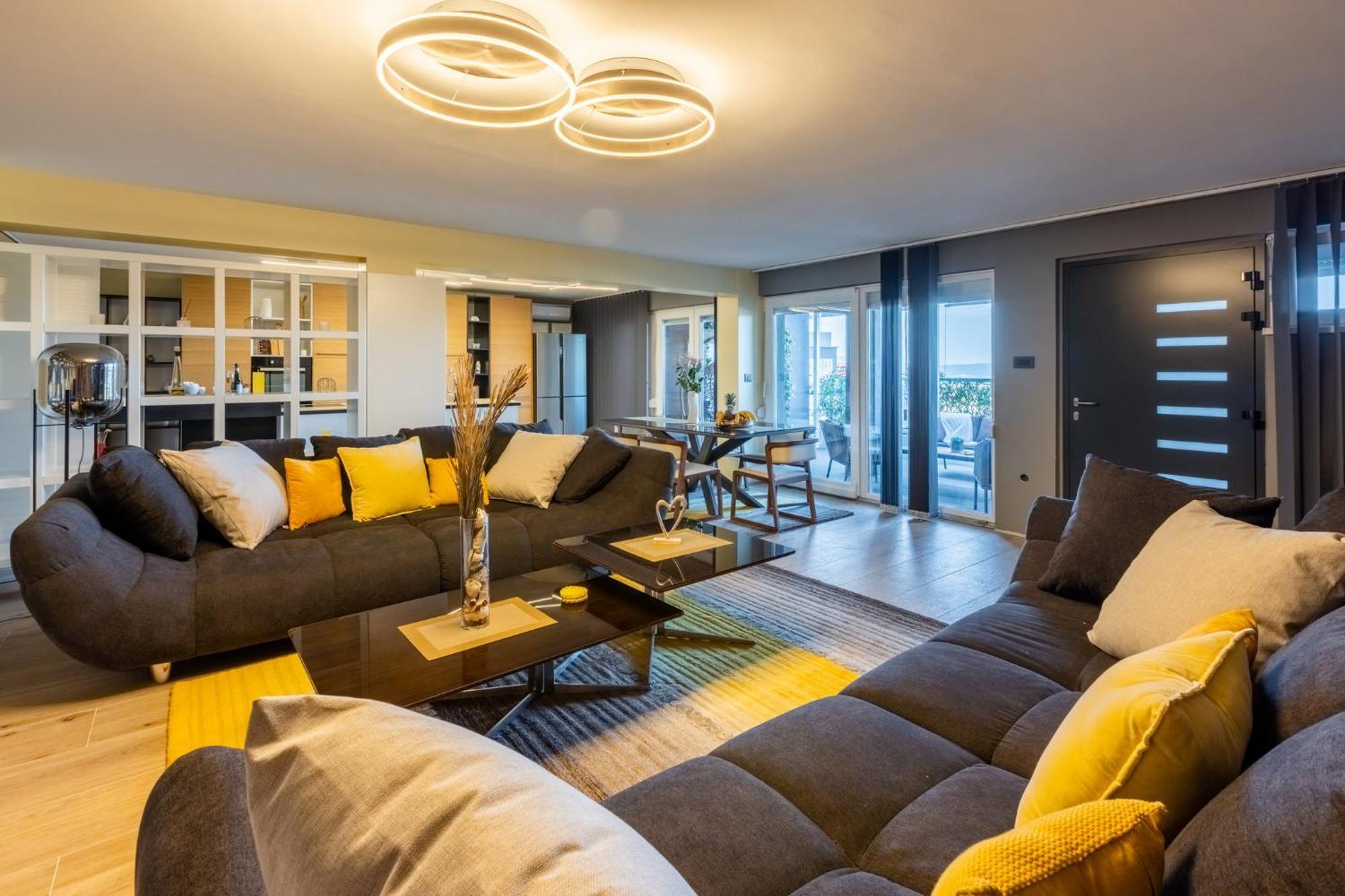 Panoramica Apartment With Whirlpool Crikvenica Exterior foto